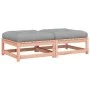Gartenhocker mit Kissen, 2 Stück, aus Douglasienholz. von , Modulare Sofas für den Außenbereich - Ref: Foro24-838107, Preis: ...