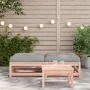 Gartenhocker mit Kissen, 2 Stück, aus Douglasienholz. von , Modulare Sofas für den Außenbereich - Ref: Foro24-838107, Preis: ...