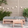Taburetes de jardín con cojines 2 uds madera abeto de Douglas by , Modular outdoor sofas - Ref: Foro24-838107, Price: 112,26 ...