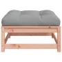 Gartenhocker mit Kissen, 2 Stück, aus Douglasienholz. von , Modulare Sofas für den Außenbereich - Ref: Foro24-838107, Preis: ...
