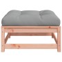 Taburetes de jardín con cojines 2 uds madera abeto de Douglas by , Modular outdoor sofas - Ref: Foro24-838107, Price: 112,26 ...