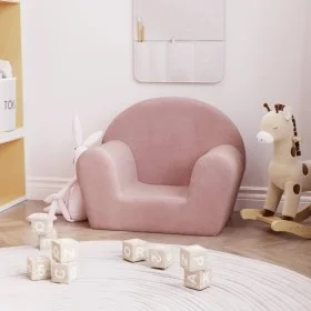 Sofá para niños felpa suave rosa by , Baby and Toddler Furniture - Ref: Foro24-356985, Price: 49,20 €, Discount: %