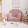 Kinder-Sofa aus weichem rosa Plüsch von , Baby- und Kleinkindmöbel - Ref: Foro24-356985, Preis: 47,98 €, Rabatt: %