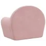 Sofá para niños felpa suave rosa by , Baby and Toddler Furniture - Ref: Foro24-356985, Price: 49,20 €, Discount: %