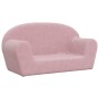 Zweiplätziges Kinder-Sofa aus weichem rosa Plüsch. von , Baby- und Kleinkindmöbel - Ref: Foro24-356991, Preis: 42,04 €, Rabat...