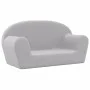 Zweiplätziges Kinder-Sofa aus weichem hellgrauem Plüsch. von , Baby- und Kleinkindmöbel - Ref: Foro24-356987, Preis: 45,02 €,...