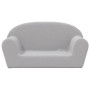 Sofá para niños de 2 plazas felpa suave gris claro by , Baby and Toddler Furniture - Ref: Foro24-356987, Price: 45,88 €, Disc...
