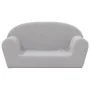 Zweiplätziges Kinder-Sofa aus weichem hellgrauem Plüsch. von , Baby- und Kleinkindmöbel - Ref: Foro24-356987, Preis: 45,02 €,...