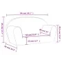 Zweiplätziges Kinder-Sofa aus weichem hellgrauem Plüsch. von , Baby- und Kleinkindmöbel - Ref: Foro24-356987, Preis: 45,02 €,...