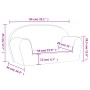 Zweiplätziges Kinder-Sofa aus weichem hellgrauem Plüsch. von , Baby- und Kleinkindmöbel - Ref: Foro24-356987, Preis: 45,88 €,...