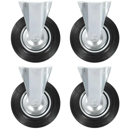 Fixed wheels 4 units 200 mm by vidaXL, Material handling - Ref: Foro24-143453, Price: 56,19 €, Discount: %