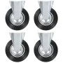 Fixed wheels 4 units 200 mm by vidaXL, Material handling - Ref: Foro24-143453, Price: 56,19 €, Discount: %