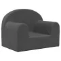 Sofá para niños felpa suave gris antracita by , Baby and Toddler Furniture - Ref: Foro24-357006, Price: 41,72 €, Discount: %