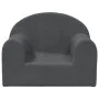 Sofá para niños felpa suave gris antracita by , Baby and Toddler Furniture - Ref: Foro24-357006, Price: 41,72 €, Discount: %