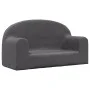 Sofá para niños de 2 plazas felpa suave gris antracita by , Baby and Toddler Furniture - Ref: Foro24-357012, Price: 49,57 €, ...