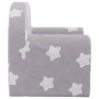 Sofá para niños felpa suave gris claro con estrellas by , Baby and Toddler Furniture - Ref: Foro24-357004, Price: 40,83 €, Di...