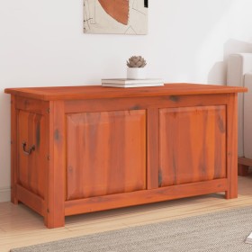 Baúl de almacenamiento con tapa madera maciza de acacia marrón by , Storage trunks - Ref: Foro24-364916, Price: 137,66 €, Dis...