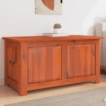 Baúl de almacenamiento con tapa madera maciza de acacia marrón by , Storage trunks - Ref: Foro24-364916, Price: 135,98 €, Dis...