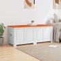 Baúl de almacenaje con tapa madera de acacia marrón y blanco by , Storage trunks - Ref: Foro24-364921, Price: 265,78 €, Disco...
