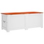 Baúl de almacenaje con tapa madera de acacia marrón y blanco by , Storage trunks - Ref: Foro24-364921, Price: 265,78 €, Disco...
