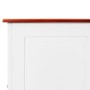 Baúl de almacenaje con tapa madera de acacia marrón y blanco by , Storage trunks - Ref: Foro24-364921, Price: 265,78 €, Disco...