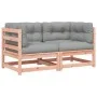 Sofá de esquina de jardín y cojines 2 uds madera maciza Douglas by , Modular outdoor sofas - Ref: Foro24-838075, Price: 158,1...