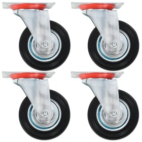 Lenkräder 4 Einheiten 100 mm von vidaXL, Materialhandhabung - Ref: Foro24-143445, Preis: 28,94 €, Rabatt: %