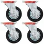 Swivel wheels 4 units 100 mm by vidaXL, Material handling - Ref: Foro24-143445, Price: 27,03 €, Discount: %