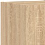 Muebles TV pared con LED 6 pzas madera ingeniería roble Sonoma by , TV Furniture - Ref: Foro24-3216813, Price: 170,61 €, Disc...
