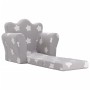 Kinder-Schlafsofa aus weichem hellgrauem Plüsch mit Sternen von , Baby- und Kleinkindmöbel - Ref: Foro24-357052, Preis: 50,51...