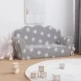 Sofá de niños de 2 plazas felpa suave gris claro con estrellas by , Baby and Toddler Furniture - Ref: Foro24-357046, Price: 4...