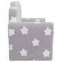Zweiplätziges Kinder-Sofa aus weichem hellgrauem Plüsch mit Sternen. von , Baby- und Kleinkindmöbel - Ref: Foro24-357046, Pre...