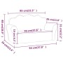 Zweiplätziges Kinder-Sofa aus weichem blauen Plüsch von , Baby- und Kleinkindmöbel - Ref: Foro24-357050, Preis: 55,74 €, Raba...