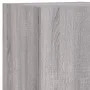 Muebles TV pared con LED 4 pzas madera ingeniería gris Sonoma by , TV Furniture - Ref: Foro24-3216659, Price: 177,76 €, Disco...