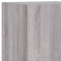 Muebles TV pared con LED 4 pzas madera ingeniería gris Sonoma de , Muebles TV - Ref: Foro24-3216659, Precio: 182,23 €, Descue...