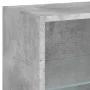 TV-Wandmöbel mit LED-Beleuchtung, 8-teilig, aus grauem Beton-Ingenieurholz. von , TV-Möbel - Ref: Foro24-3216671, Preis: 218,...