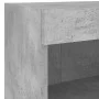 TV-Wandmöbel mit LED-Beleuchtung, 8-teilig, aus grauem Beton-Ingenieurholz. von , TV-Möbel - Ref: Foro24-3216671, Preis: 218,...
