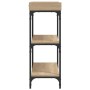 Mesa consola con estantes roble Sonoma 100x30x80 cm by , Side tables - Ref: Foro24-837808, Price: 57,12 €, Discount: %
