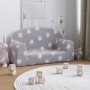 Sofá de niños de 2 plazas felpa suave gris claro con estrellas by , Baby and Toddler Furniture - Ref: Foro24-357010, Price: 4...