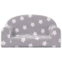 Sofá de niños de 2 plazas felpa suave gris claro con estrellas by , Baby and Toddler Furniture - Ref: Foro24-357010, Price: 4...