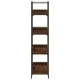 Librería de 4 estantes madera ingeniería marrón 100x33x145,5 cm by , Bookcases and shelves - Ref: Foro24-837696, Price: 62,90...