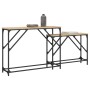Mesas consola apilables 2 pzas madera ingeniería roble Sonoma by , Side tables - Ref: Foro24-837803, Price: 52,68 €, Discount: %