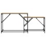 Mesas consola apilables 2 pzas madera ingeniería roble Sonoma by , Side tables - Ref: Foro24-837803, Price: 52,68 €, Discount: %