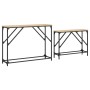 Mesas consola apilables 2 pzas madera ingeniería roble Sonoma by , Side tables - Ref: Foro24-837803, Price: 52,68 €, Discount: %
