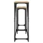 Mesas consola apilables 2 pzas madera ingeniería roble Sonoma by , Side tables - Ref: Foro24-837803, Price: 52,30 €, Discount: %