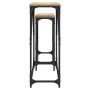 Mesas consola apilables 2 pzas madera ingeniería roble Sonoma by , Side tables - Ref: Foro24-837803, Price: 52,68 €, Discount: %