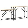 Mesas consola apilables 2 pzas madera ingeniería roble Sonoma by , Side tables - Ref: Foro24-837803, Price: 52,30 €, Discount: %