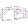 Mesas consola apilables 2 pzas madera ingeniería roble Sonoma by , Side tables - Ref: Foro24-837803, Price: 52,30 €, Discount: %
