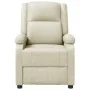 Sillón de masaje de cuero sintético crema de , Sillones de masaje eléctricos - Ref: Foro24-344182, Precio: 233,83 €, Descuent...