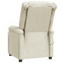 Sillón de masaje de cuero sintético crema de , Sillones de masaje eléctricos - Ref: Foro24-344182, Precio: 238,72 €, Descuent...